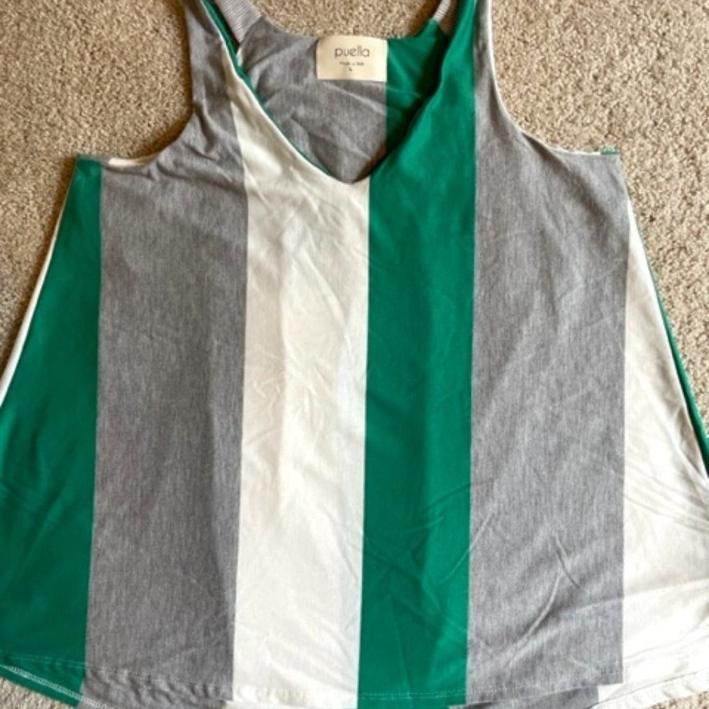 Puella striped tank size L